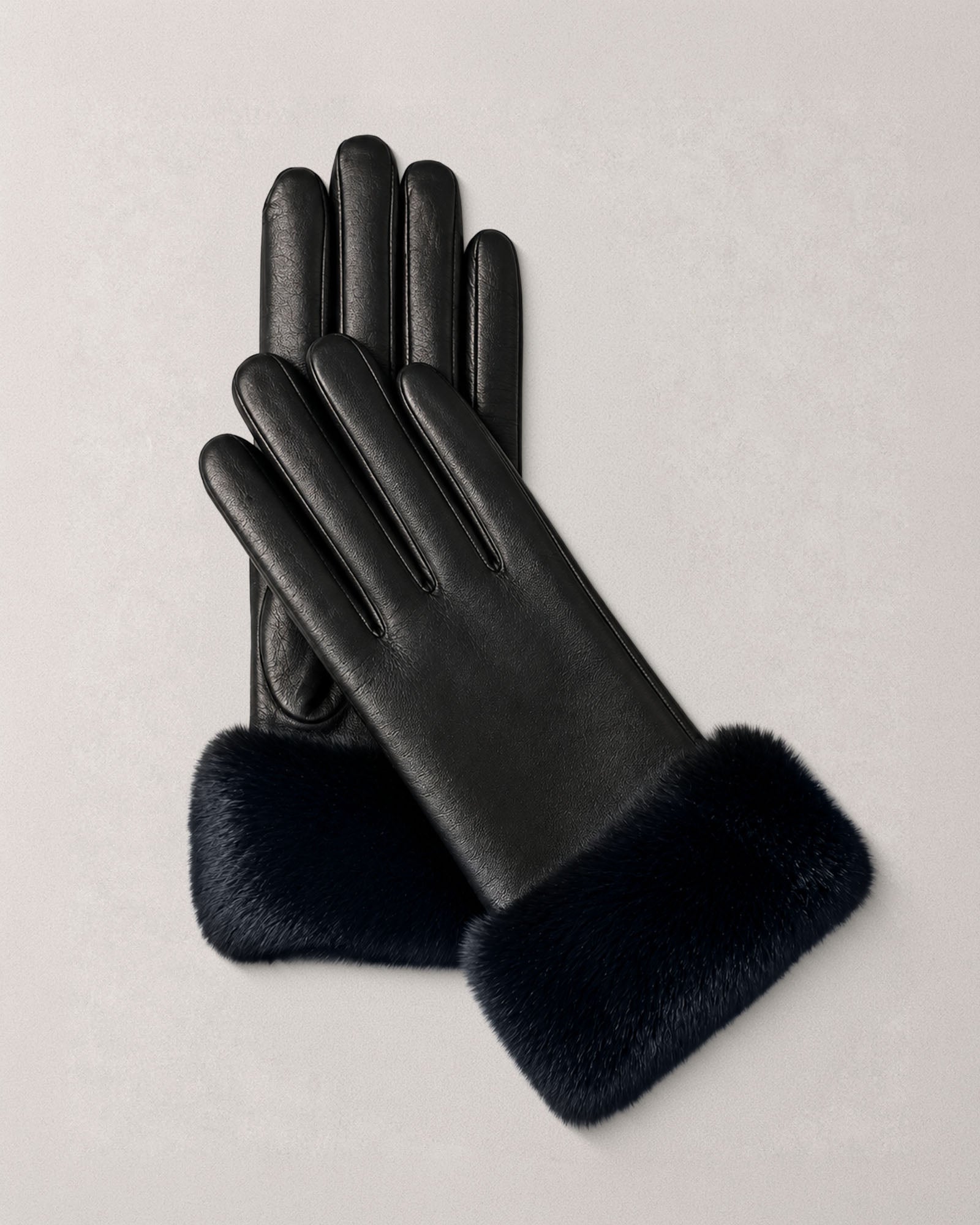 Guantes de mujer forrados en cachemira