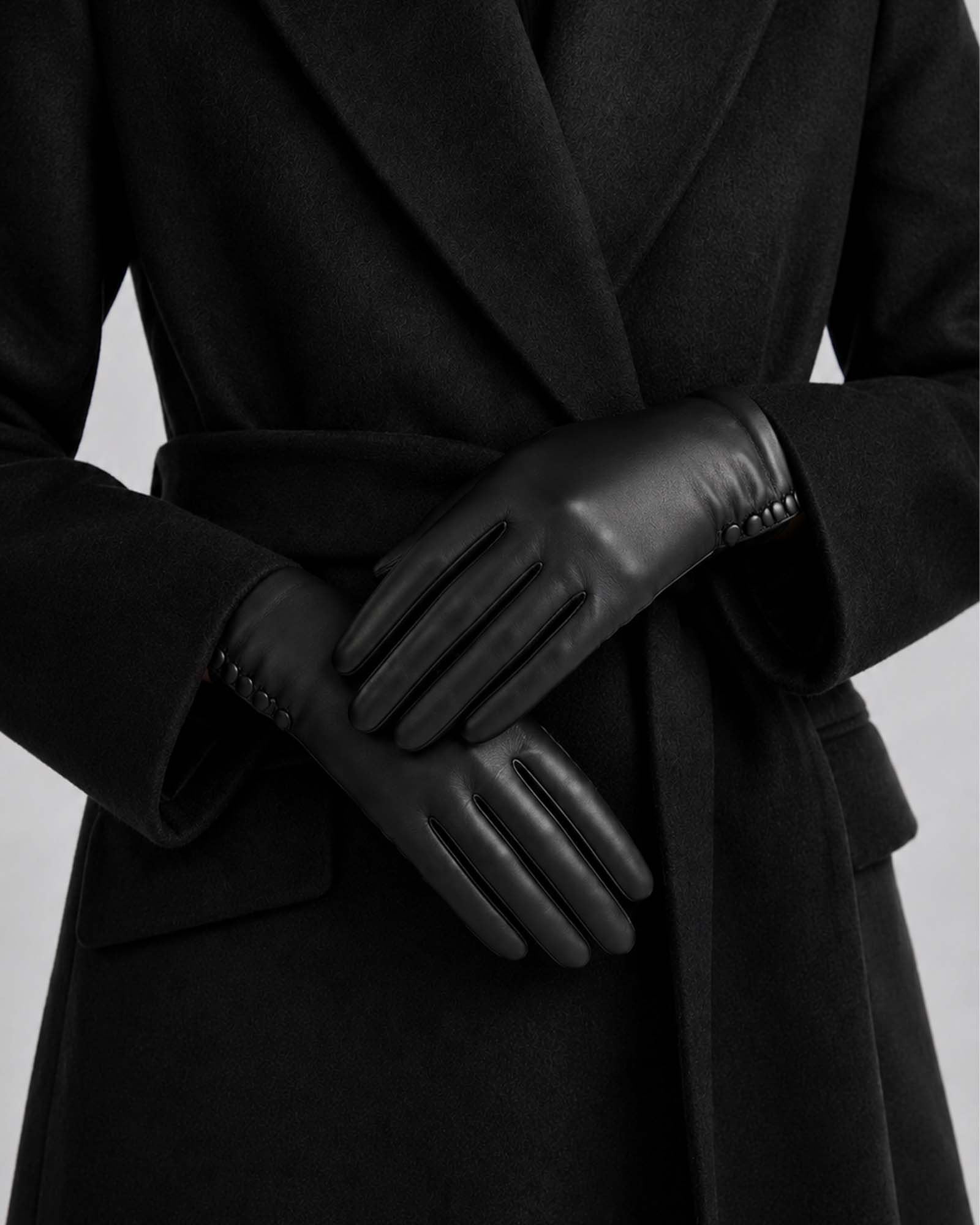 Gants Femme Doublés Cachemire