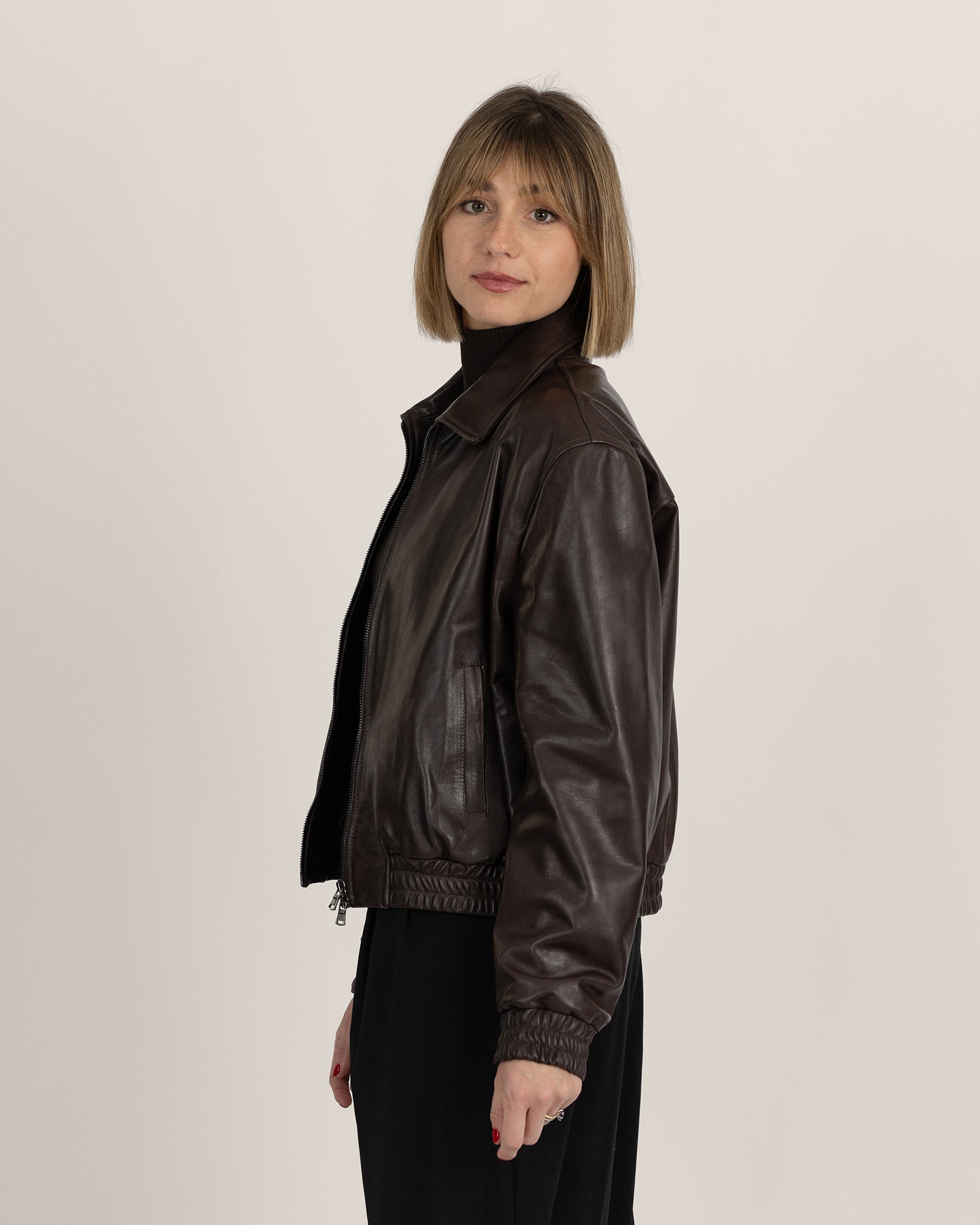 Erica ∙ Bomber de cuero