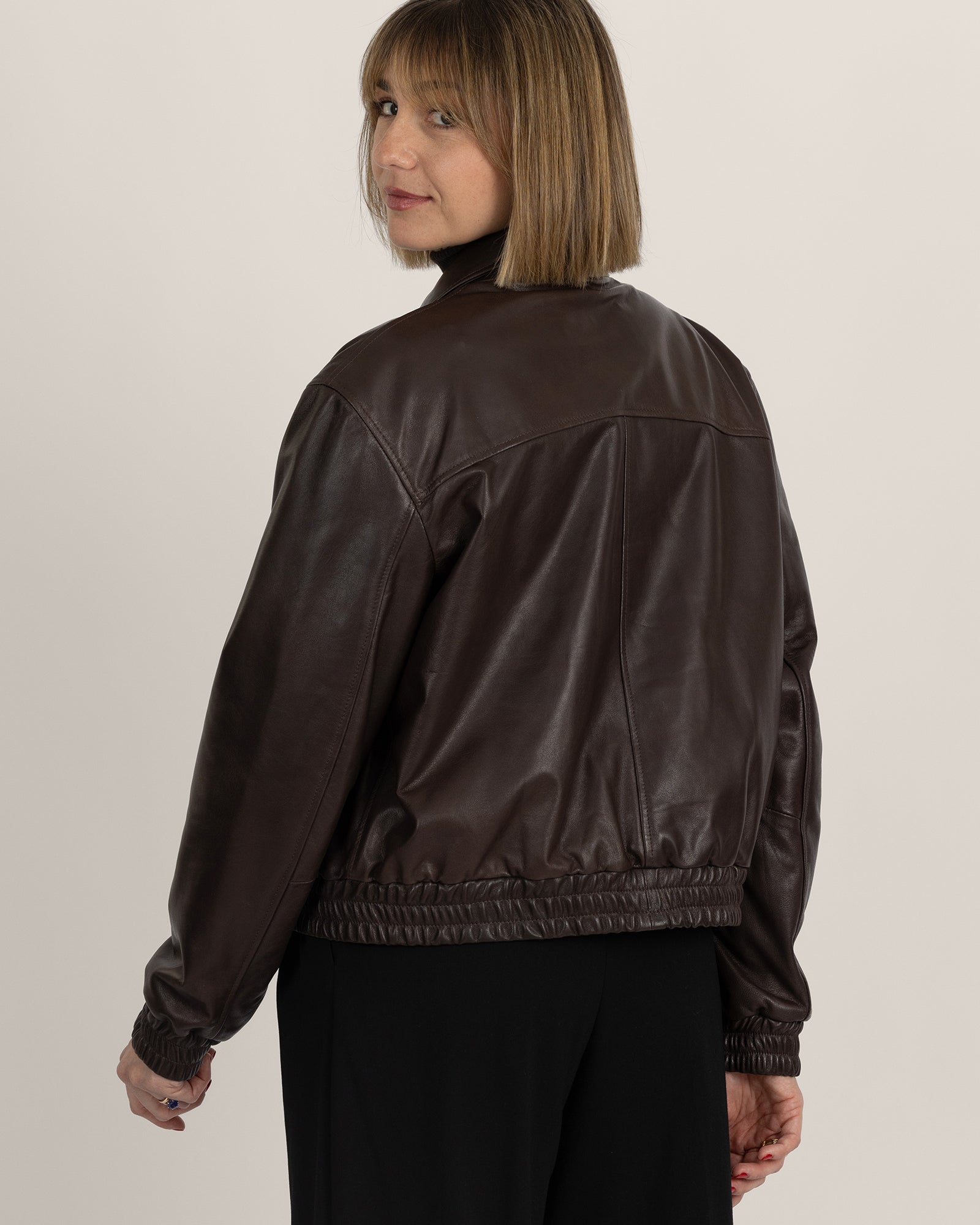 Erica ∙ Bomber de cuero