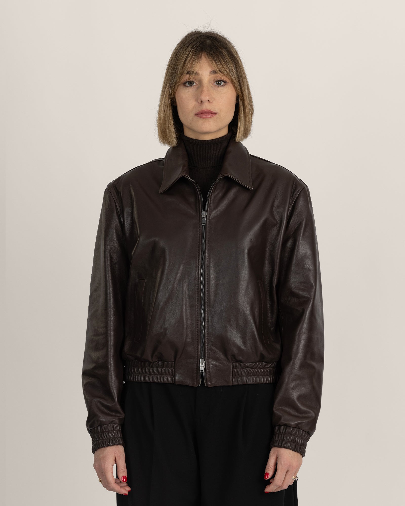 Erica ∙ Bomber de cuero