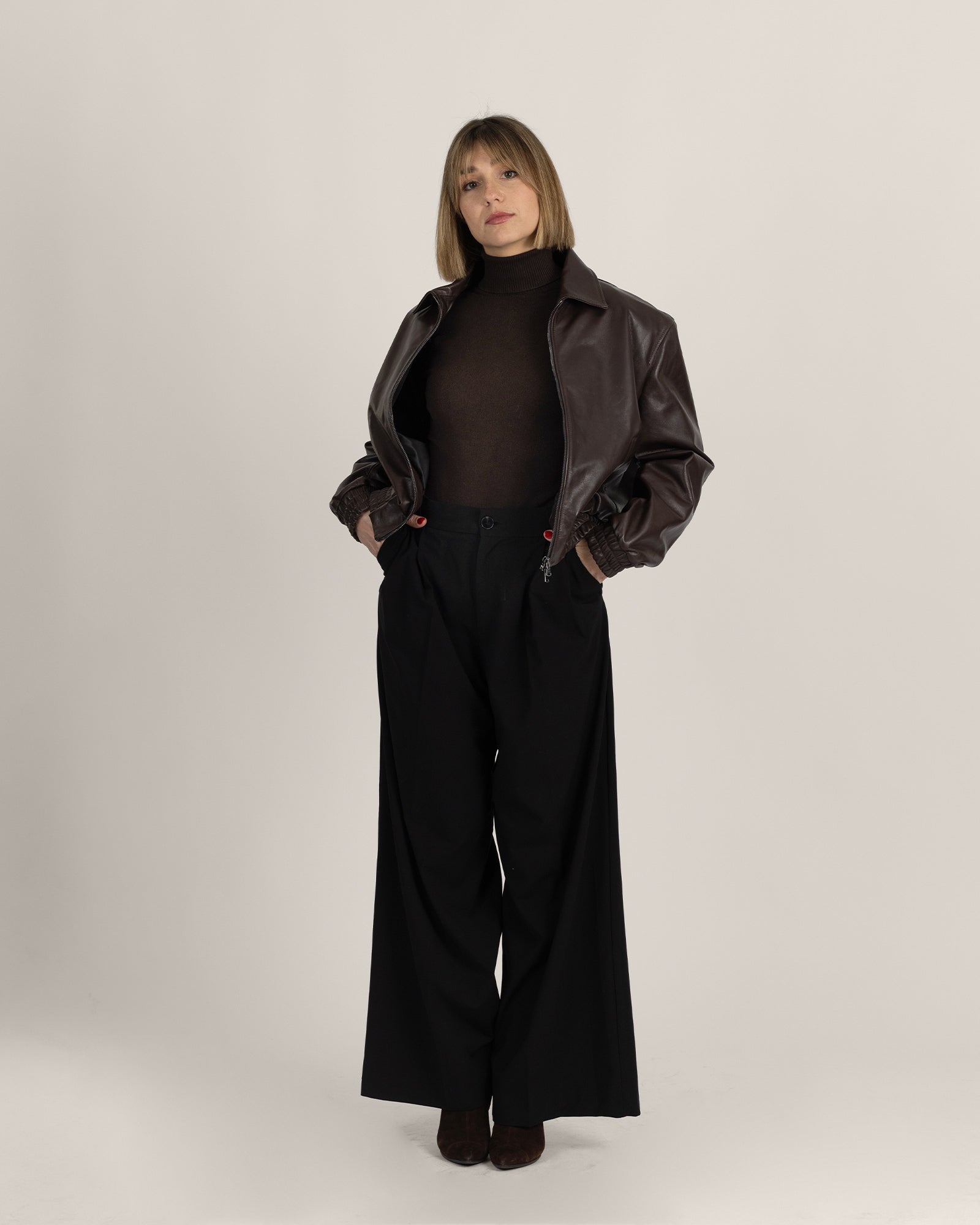 Erica ∙ Bomber de cuero