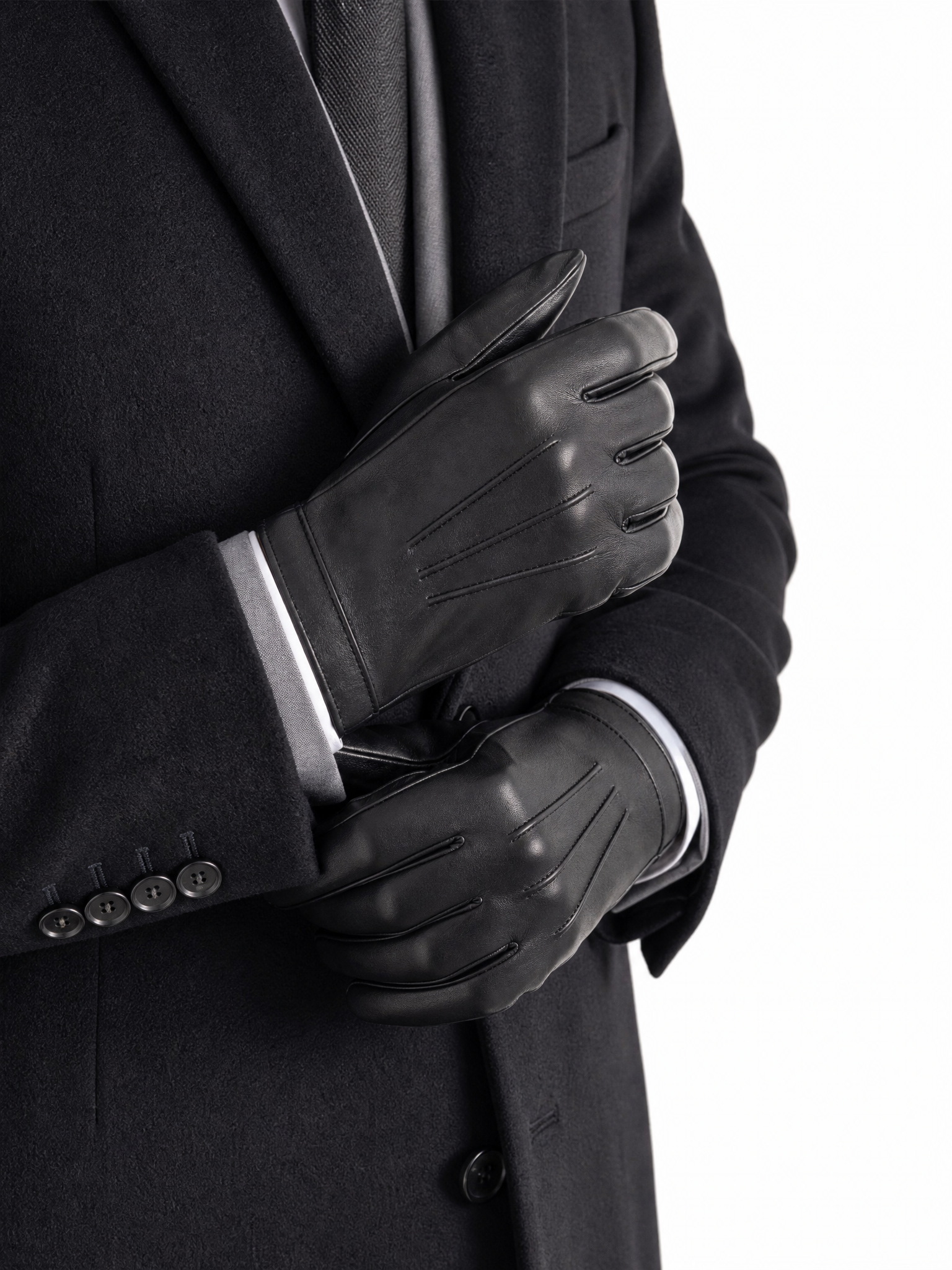Gants homme doublés cachemire