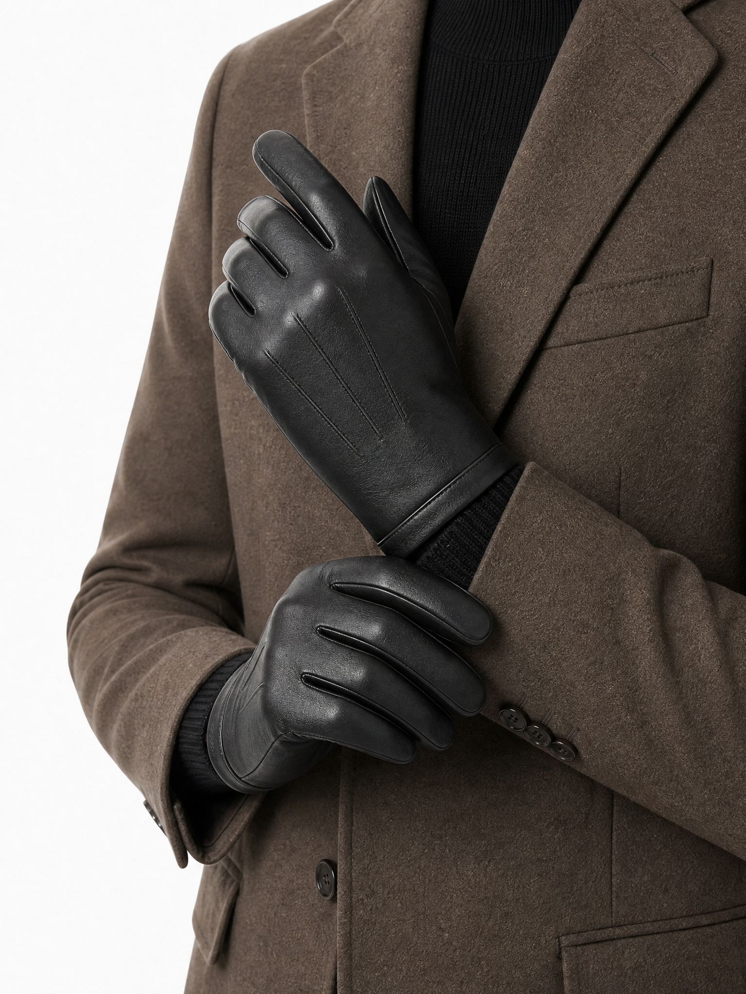 Gants homme non doublés