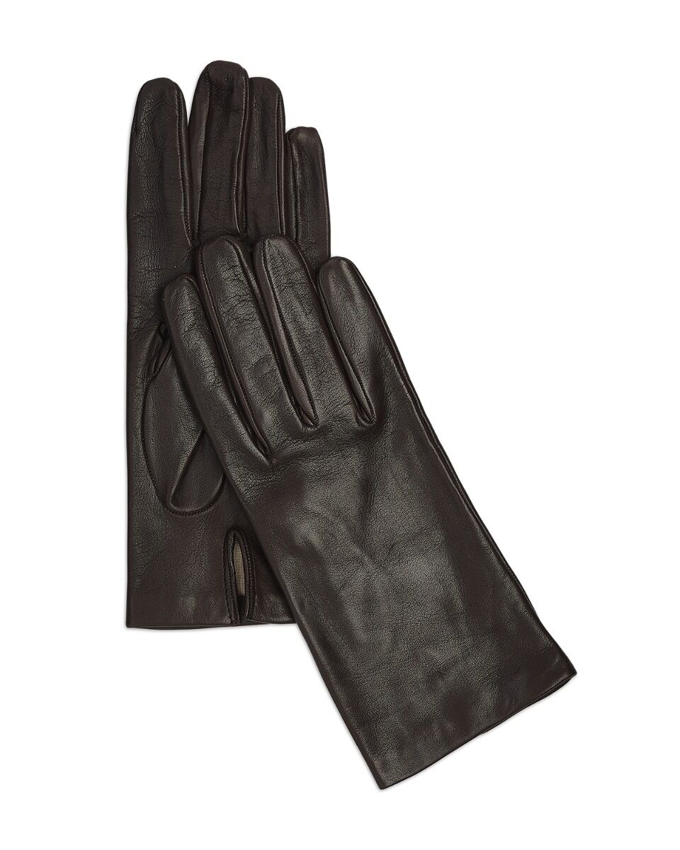 LOUIS VUITTON Women's Gloves Cashmere in Grey