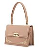 Kelly Bag with Gold Corners Antique Rose